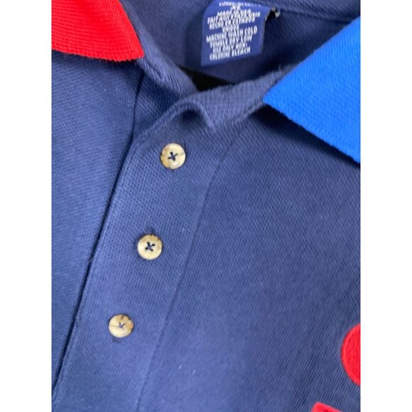 Vintage Hilton TNBA Mens Polo Shirt Size XL Bowling USA made Rockabilly Button - Picture 10 of 14